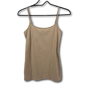 Loft Camisole Sleeveless Tank Top Woman Size Small Tan Nude Stretch Basic Layer